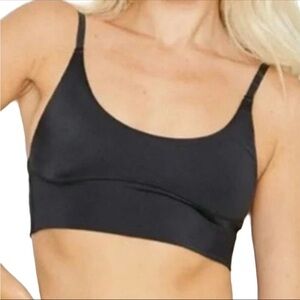 HaH We Are Hot As Hell Bra Bralette Black Crossback Pull On